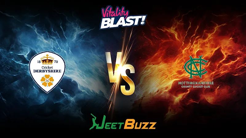 Vitality Blast 2024 Cricket Match Prediction | North Group | Derbyshire Falcons vs Notts Outlaws – Let’s see who will win the match. | June 08