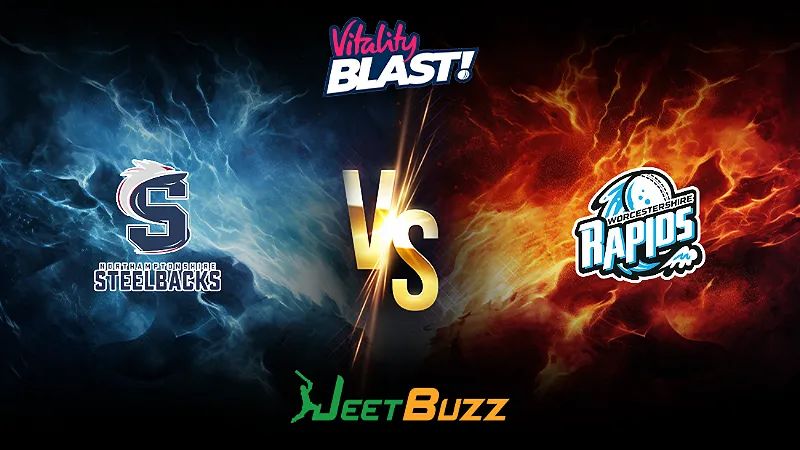 Vitality Blast 2024 Cricket Match Prediction | North Group | Northamptonshire Steelbacks vs Worcestershire Rapids – Let’s see who will win the match. | June 08