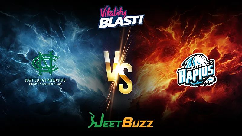 Vitality Blast 2024 Cricket Match Prediction | North Group | Notts Outlaws vs Worcestershire Rapids – Let’s see who will win the match. | June 06