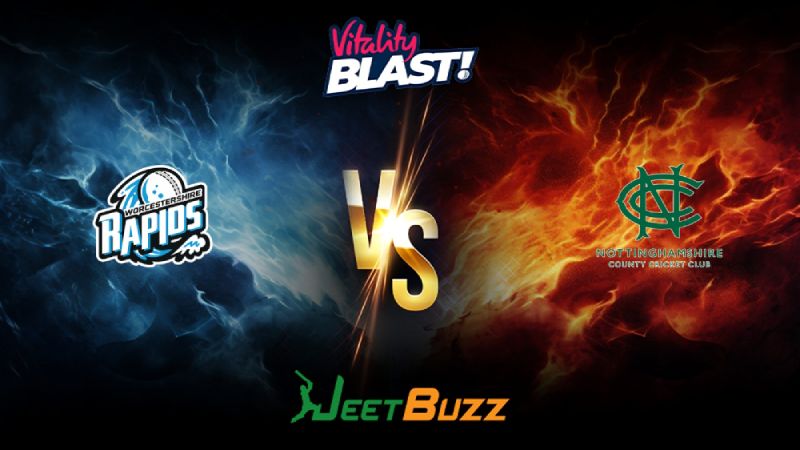 Vitality Blast 2024 Cricket Match Prediction | North Group | Worcestershire Rapids vs Notts Outlaws – Let’s see who will win the match. | June 14, 2024