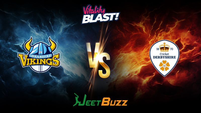 Vitality Blast 2024 Cricket Match Prediction North Group Yorkshire Vikings vs Derbyshire Falcons – Let’s see who will win the match. June 09