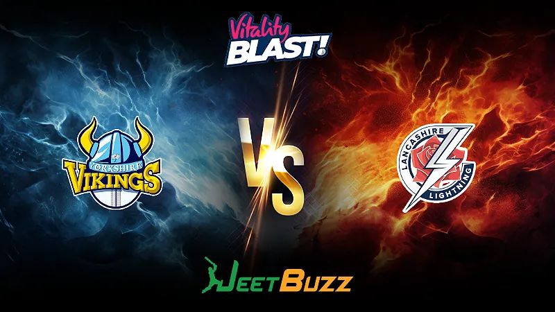 Vitality Blast 2024 Cricket Match Prediction | North Group | Yorkshire Vikings vs Lancashire Lightning – Let’s see who will win the match. | June 21
