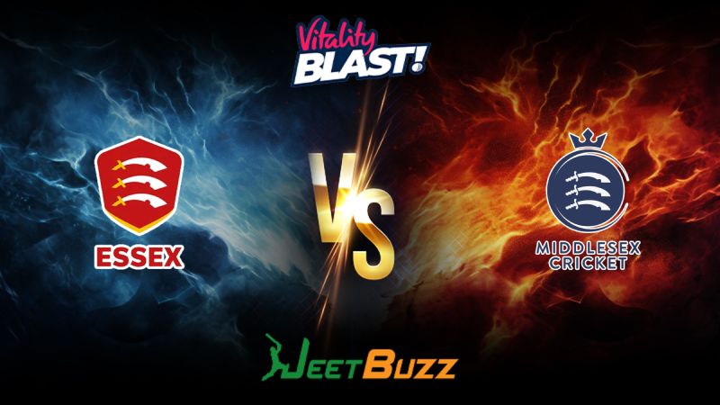 Vitality Blast 2024 Cricket Match Prediction South Group Essex vs Middlesex – Let’s see who will win the match. June 02