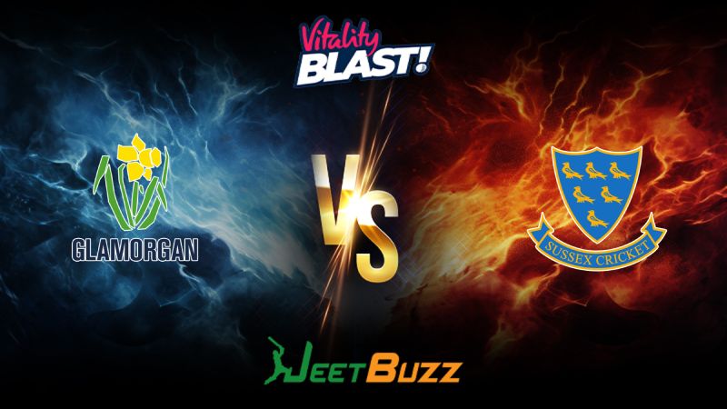 Vitality Blast 2024 Cricket Match Prediction South Group Glamorgan vs Sussex Sharks – Let’s see who will win the match. June 02