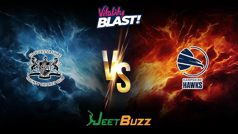 Vitality Blast 2024 Cricket Match Prediction | South Group | Gloucestershire vs Hampshire Hawks – Let’s see who will win the match. | June 07