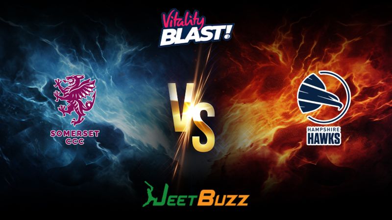 Vitality Blast 2024 Cricket Match Prediction South Group Somerset vs Hampshire Hawks – Let’s see who will win the match. June 09