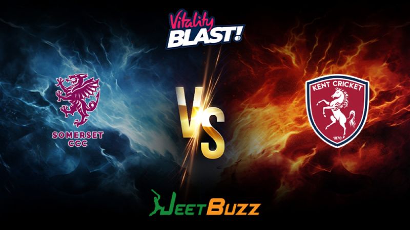Vitality Blast 2024 Cricket Match Prediction South Group Somerset vs Kent Spitfires – Let’s see who will win the match. June 14, 2024