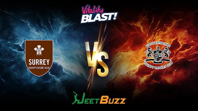 Vitality Blast 2024 Cricket Match Prediction | South Group | Surrey vs Gloucestershire – Let’s see who will win the match. | June 14