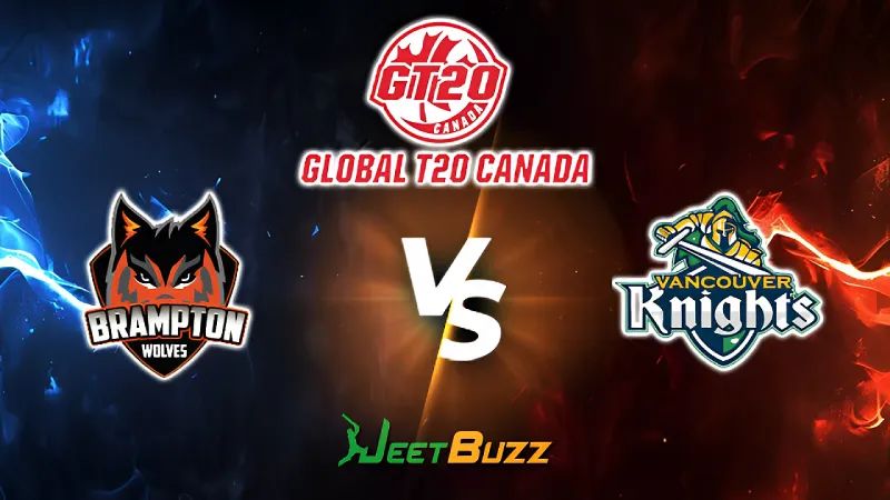 Global T20 Canada 2024 Cricket Match Prediction | Match 11 | Brampton Wolves vs Vancouver Knights – Let’s see who will win the match. | August 01