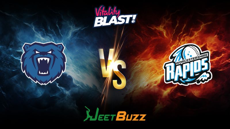 Vitality Blast 2024 Cricket Match Prediction | North Group | Birmingham Bears vs Worcestershire Rapids – Let’s see who will win the match. | July 12, 2024