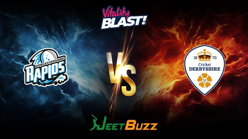 Vitality Blast 2024 Cricket Match Prediction North Group Worcestershire Rapids vs Derbyshire Falcons – Let’s see who will win the match. July 18