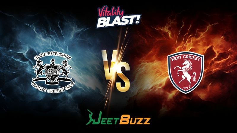 Vitality Blast 2024 Cricket Match Prediction | South Group | Gloucestershire vs Kent Spitfires – Let’s see who will win the match. | July 05, 2024