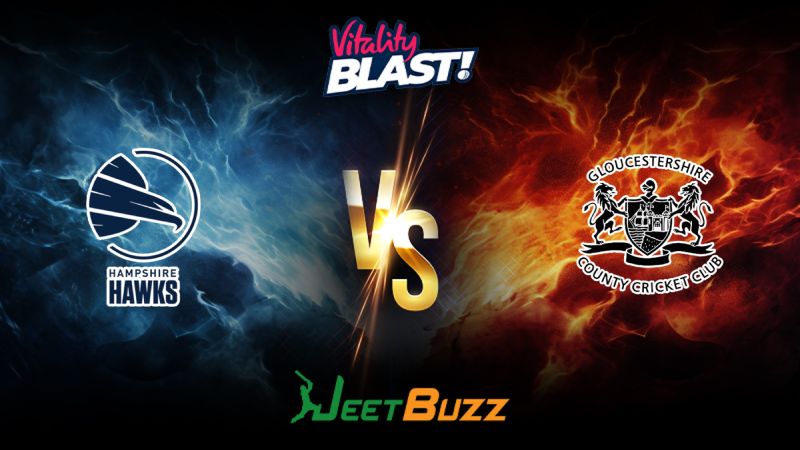 Vitality Blast 2024 Cricket Match Prediction South Group Hampshire Hawks vs Gloucestershire – Let’s see who will win the match. July 13