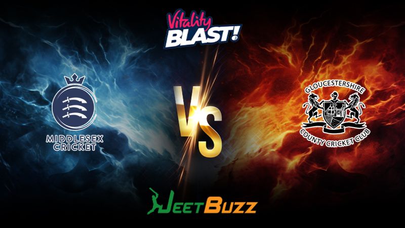 Vitality Blast 2024 Cricket Match Prediction South Group Middlesex vs Gloucestershire – Let’s see who will win the match. July 18