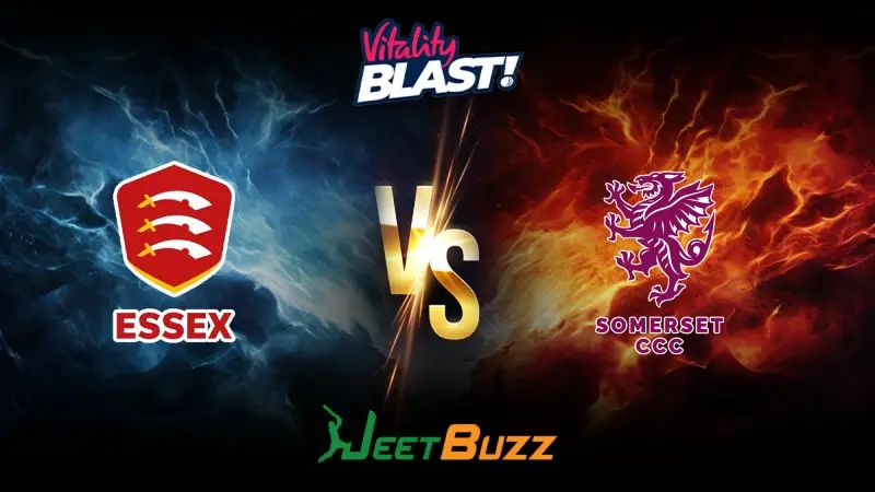 Vitality Blast 2024 Cricket Match Prediction | South Group | Essex vs Somerset – Let’s see who will win the match. | July 06, 2024