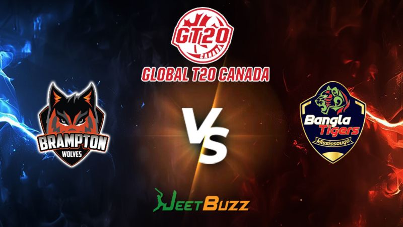 Global T20 Canada 2024 Cricket Match Prediction Match-14 Brampton Wolves vs Bangla Tigers Mississauga – Let’s see who will win the match. Aug 03