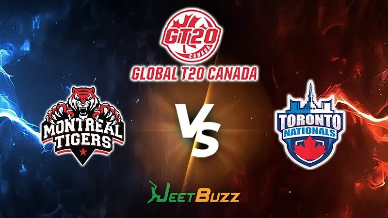 Global T20 Canada 2024 Cricket Match Prediction | Final | Montreal Tigers vs Toronto Nationals – Let’s see who will win the match. | August 11