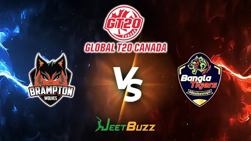 Global T20 Canada 2024 Cricket Match Prediction | Qualifier 2 | Brampton Wolves vs Bangla Tigers Mississauga – Let’s see who will win the match. | August 10