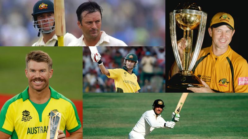 Which Australian Batsmen Lead the All-Time Run Scoring Charts in International Cricket