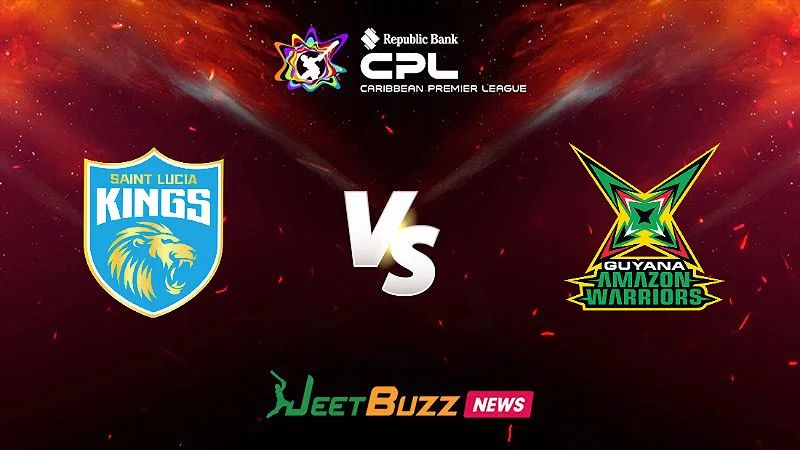 Caribbean Premier League 2024 Cricket Match Prediction | Match 10 | Saint Lucia Kings vs Guyana Amazon Warriors – Let’s see who will win the match. | Sept 08