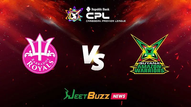 Caribbean Premier League 2024 Cricket Match Prediction | Match 16 | Barbados Royals vs Guyana Amazon Warriors – Let’s see who will win the match. | Sept 15