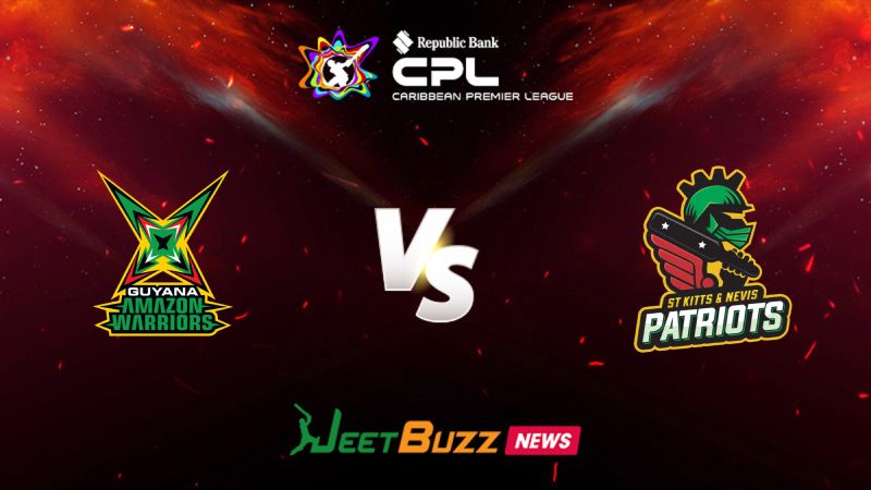 Cricket Match Prediction CPL 2024 Guyana Amazon Warriors vs St Kitts and Nevis Patriots Match 21 Sept 21 – Can STKNP get a win over GAW