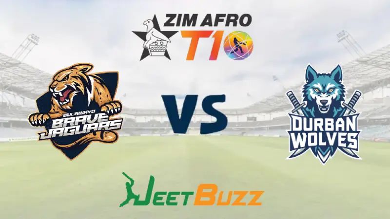 Cricket Match Prediction | Zim Afro T10 2024 | Bulawayo Brave Jaguars vs Durban Wolves | Match 8 | Sept 23 – Will BBJ get their first win against DW?