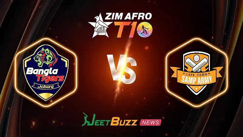 Cricket Match Prediction | Zim Afro T10 2024 | Joburg Bangla Tigers vs Cape Town Samp Army | Match 12 | Sept 24 – Can JBT win against CTSA after 2 losses?