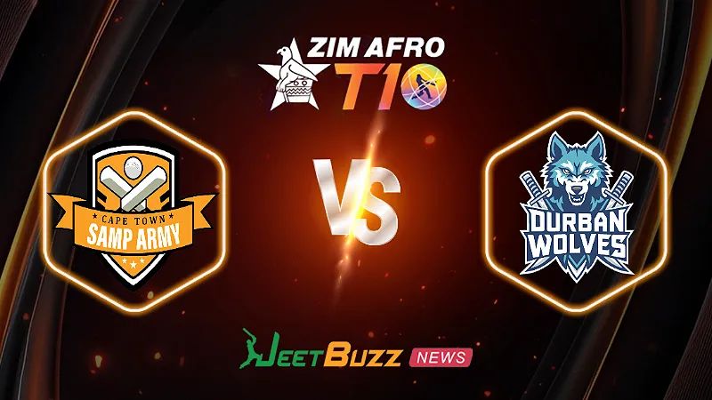 Cricket Prediction | Cape Town Samp Army vs Durban Wolves | Zim Afro T10 2024 | 14th Match | Sept 25 – Who Will Seize Victory in the Match?