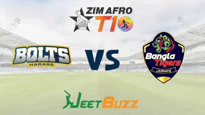 Cricket Prediction | Harare Bolts vs Joburg Bangla Tigers | Zim Afro T10 | 7th Match | Sept 23 – Can HB Tame the JBT?