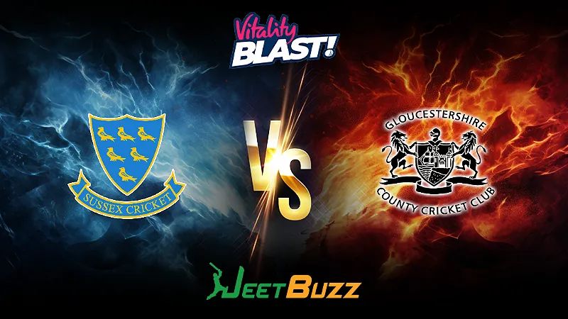 Cricket Prediction | Sussex vs Gloucestershire | Vitality T20 Blast 2024 | 2nd Semi-Final | Sept 14 – Can SUSS ’s Top Order Deliver in Their Next T20 Battle?