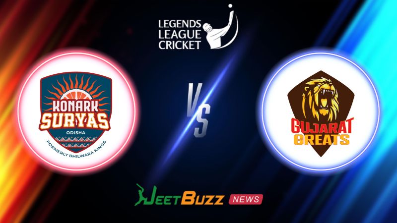 Cricket Prediction Konark Suryas Odisha vs Gujarat Greats Legends League Cricket 2024 21st  Match Oct 11 – Let’s See Which Side Will Claim Victory