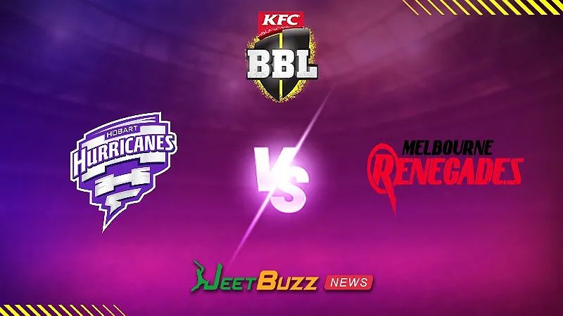 BBL Prediction | Hobart Hurricanes vs Melbourne Renegades | Big Bash League 2024 | 5th Match | Dec 19 – Are HH Ready to Start Strong Against MR?