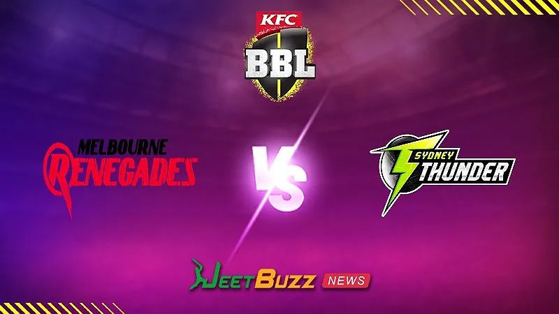 BBL Prediction | Melbourne Renegades vs Sydney Thunder | Big Bash League 2024 | 16th Match | Dec 30 – Can ST Maintain Their Position in the Mid-Table with a Win Over the MR?