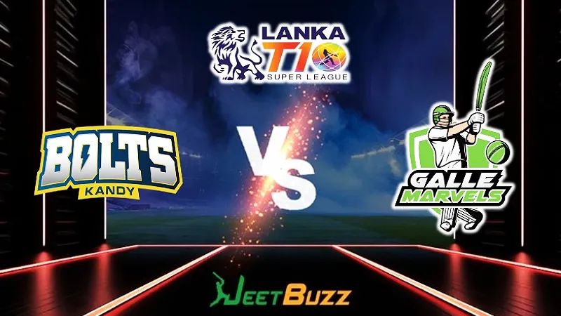 Cricket Match Prediction | Kandy Bolts vs Galle Marvels | Lanka T10 Super League 2024 | Match - 3 | Dec 11 – Let's see who will win the match.