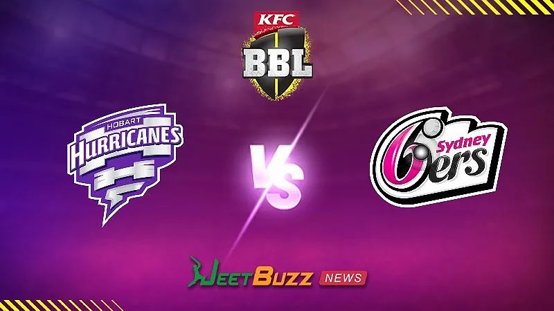 BBL Match Prediction | Big Bash League 2024-25 | Hobart Hurricanes vs Sydney Sixers | Qualifier | Jan 21 – Who do you think will get the ticket to the finale?