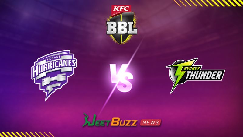 BBL Match Prediction Big Bash League 2024-25 Hobart Hurricanes vs Sydney Thunder Match 29 Jan 10 – Who do you think will climb the table HH or ST 