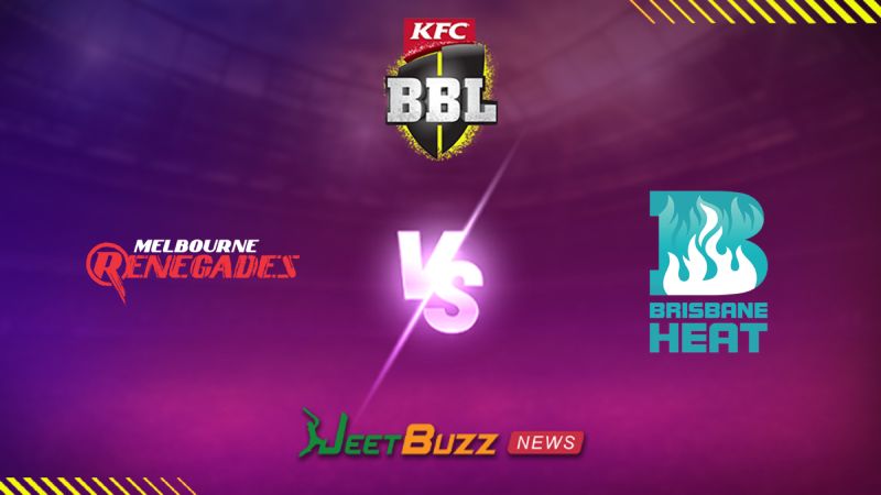 BBL Match Prediction Big Bash League 2024-25 Melbourne Renegades vs Brisbane Heat Match 38 Jan 18 – Can the last-positioned MR win this match 