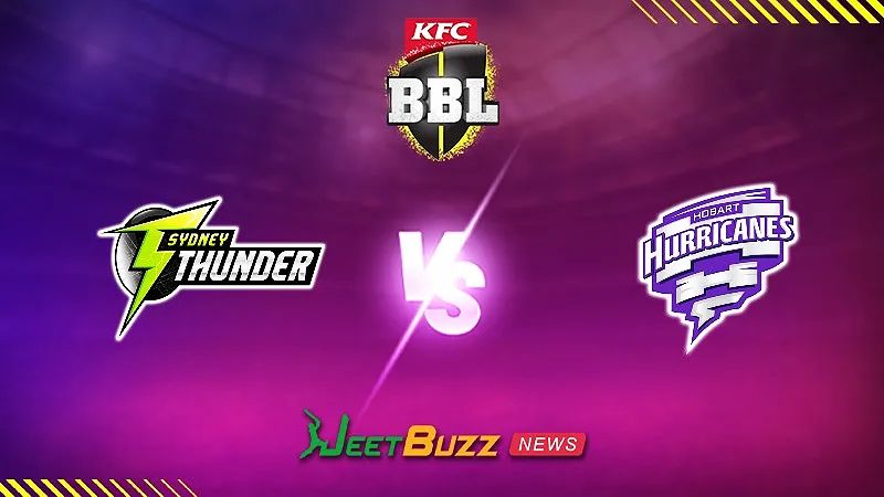 BBL Match Prediction | Sydney Thunder vs Hobart Hurricanes | Big Bash League 2024-25 | Match 27 | Jan 08 – Who will top the chart ST or HH?