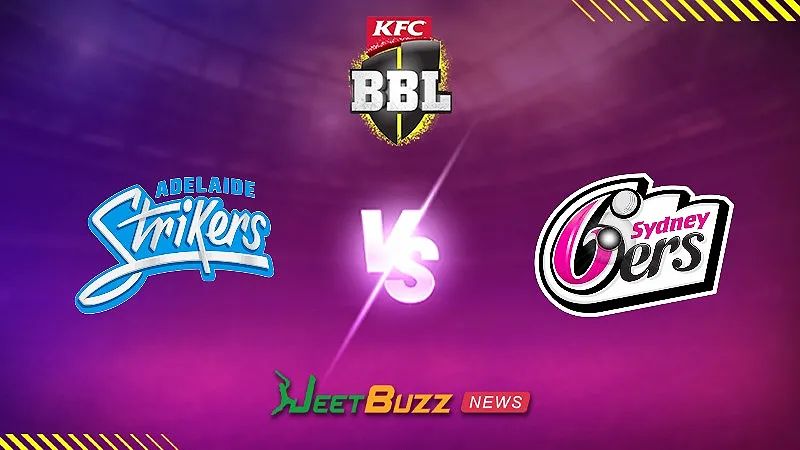 BBL Match Prediction | Adelaide Strikers vs Sydney Sixers | Big Bash League 2024-25 | Match 35 | Jan 15 – Can AS get their 4th win in this fixture?