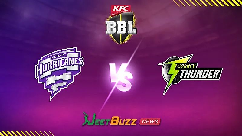 BBL Match Prediction | Big Bash League 2024-25 | Hobart Hurricanes vs Sydney Thunder | Final | Jan 27 – Who do you think will win the title this season?