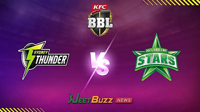 BBL Match Prediction | Big Bash League 2024-25 | Sydney Thunder vs Melbourne Stars | Knockout | Jan 22 – Let's see who keeps their final hope alive.