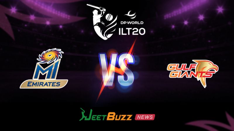 Cricket Prediction GG vs MIE International League T20 2025 19th Match Jan 25 – Will MIE’s Batting Firepower Be Too Much for GG to Handle