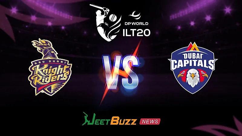 Cricket Prediction | Abu Dhabi Knight Riders vs Dubai Capitals | International League T20 2025 | 20th Match | Jan 26 – Can ADKR Secure a Crucial Win Against DC to Stay in the ILT20 Playoff Race?