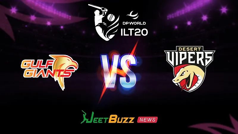 Cricket Prediction | Gulf Giants vs Desert Vipers | International League T20 2025 | 5th Match | Jan 14 – Can GG Start Their Campaign with a Victory Over DV?