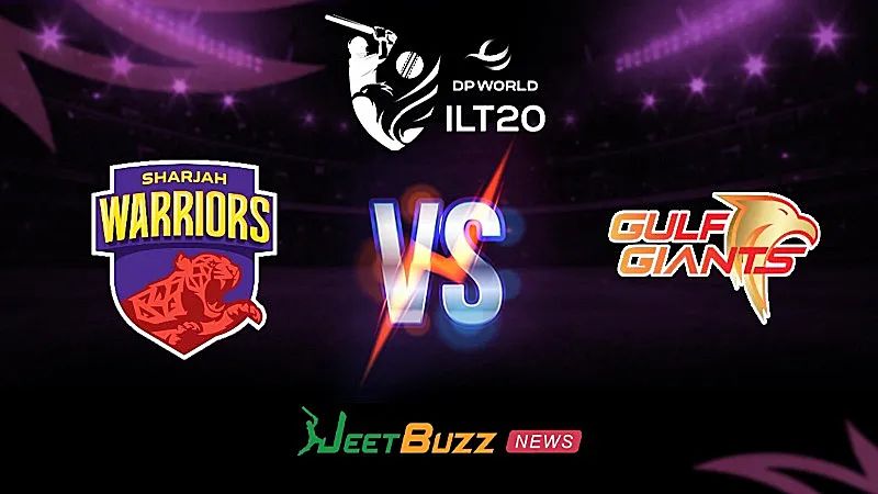 ILT20 Match Prediction | International League T20 2025 | Sharjah Warriorz vs Gulf Giants | Match 21 | Jan 26 – Let’s see who will win the match from the bottom-placed teams.