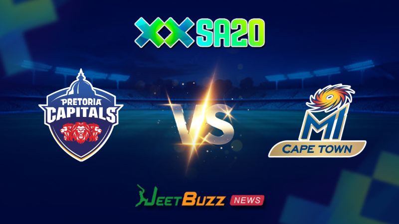 SA20 Match Prediction SA20 League 2025 Pretoria Capitals vs MI Cape Town Match 27 Jan 31 – Can PC get their 3rd win in this match 