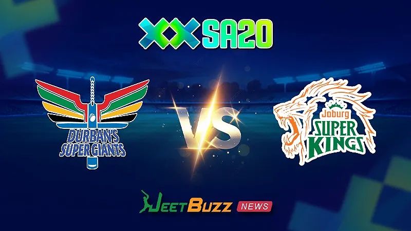 SA20 Match Prediction | Durban Super Giants vs Joburg Super Kings | SA20 League 2025 | Match 8 | Jan 14 – Can JSK defeat table-topper DSG?