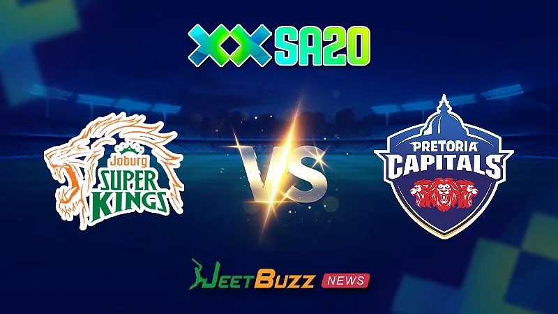 SA20 Match Prediction | Joburg Super Kings vs Pretoria Capitals | SA20 League 2025 | Match 10 | Jan 16 – Can PC get their second consecutive win?