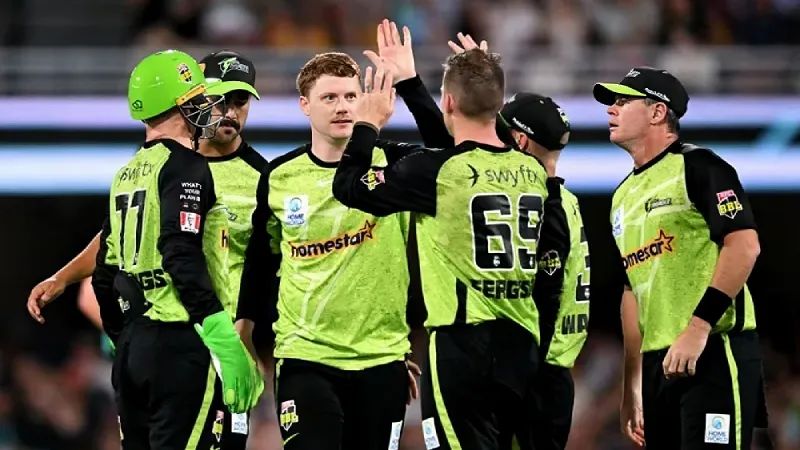 BBL Match Prediction | Sydney Thunder vs Hobart Hurricanes | Big Bash League 2024-25 | Match 27 | Jan 08 – Who will top the chart ST or HH? 